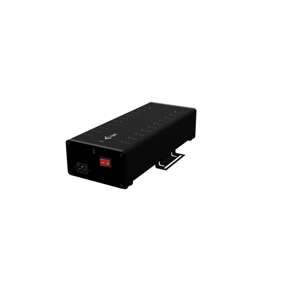 i-tec usb-c/usb-a metal charging + data hub, 15w per port, 20x usb-c