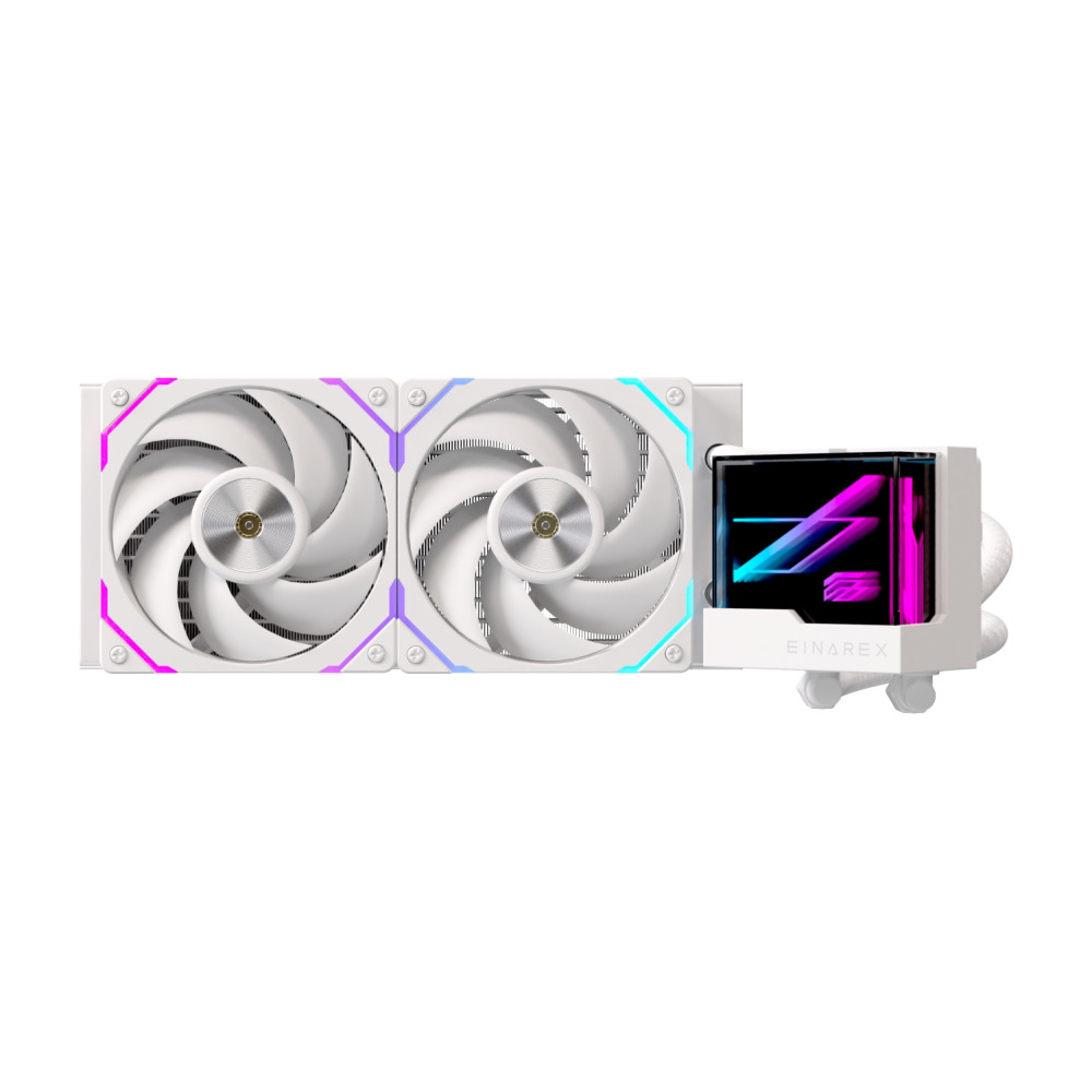 einarex exwc-vx-1240r-w sistema de refrigeración para ordenador procesador sistema de refrigeración líquida todo en uno 12 cm bl