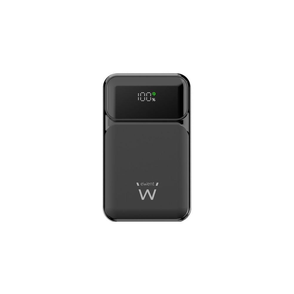 ewent ew1164 power bank de 65w y 20,000 mah – batería externa de carga rápida con entrada y salida usb-c