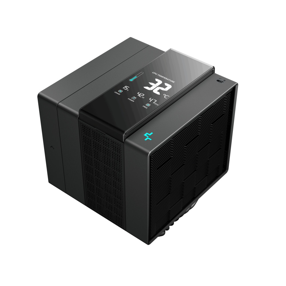 deepcool assassin iv vc vision procesador refrigerador de aire 120/140 mm negro 1 pieza(s)