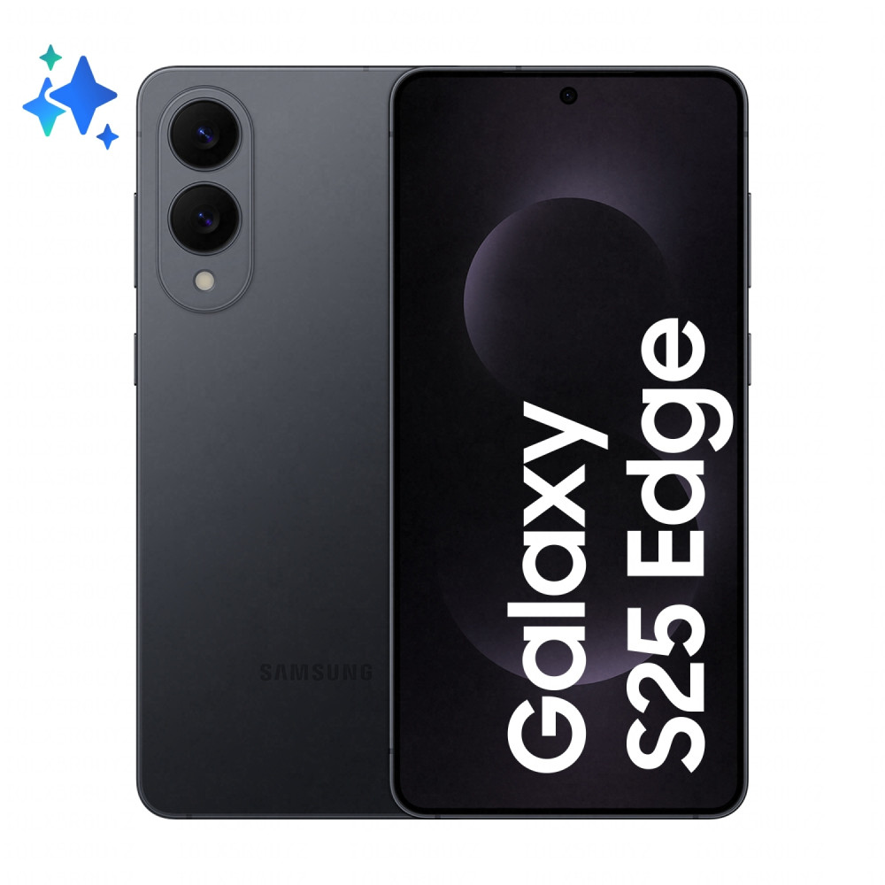 samsung galaxy s25 edge 5g 12/512gb negro smartphone