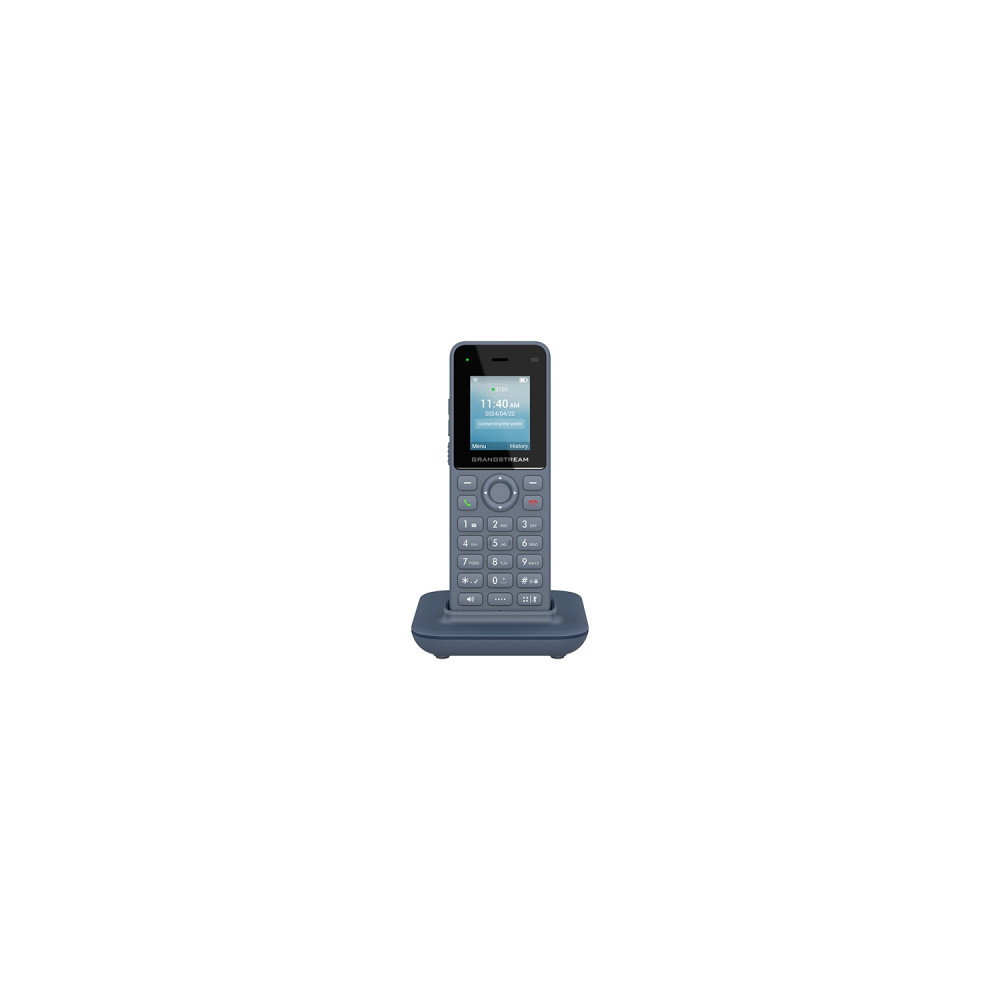 grandstream networks wp826 teléfono ip azul 2 líneas tft wifi