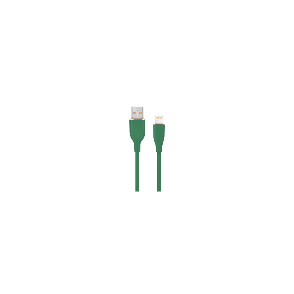 gembird cc-usb2s-am8pm-1.5m-g cable de conector lightning 1,5 m verde