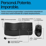 hp combo de teclado y ratón de modo dual 685 comfort