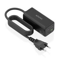 aisens cargador sobremesa gan 100w, 3x usb-c pd3.0 qc4.0 qc5.0, 1x usb-a qc3.0, negro