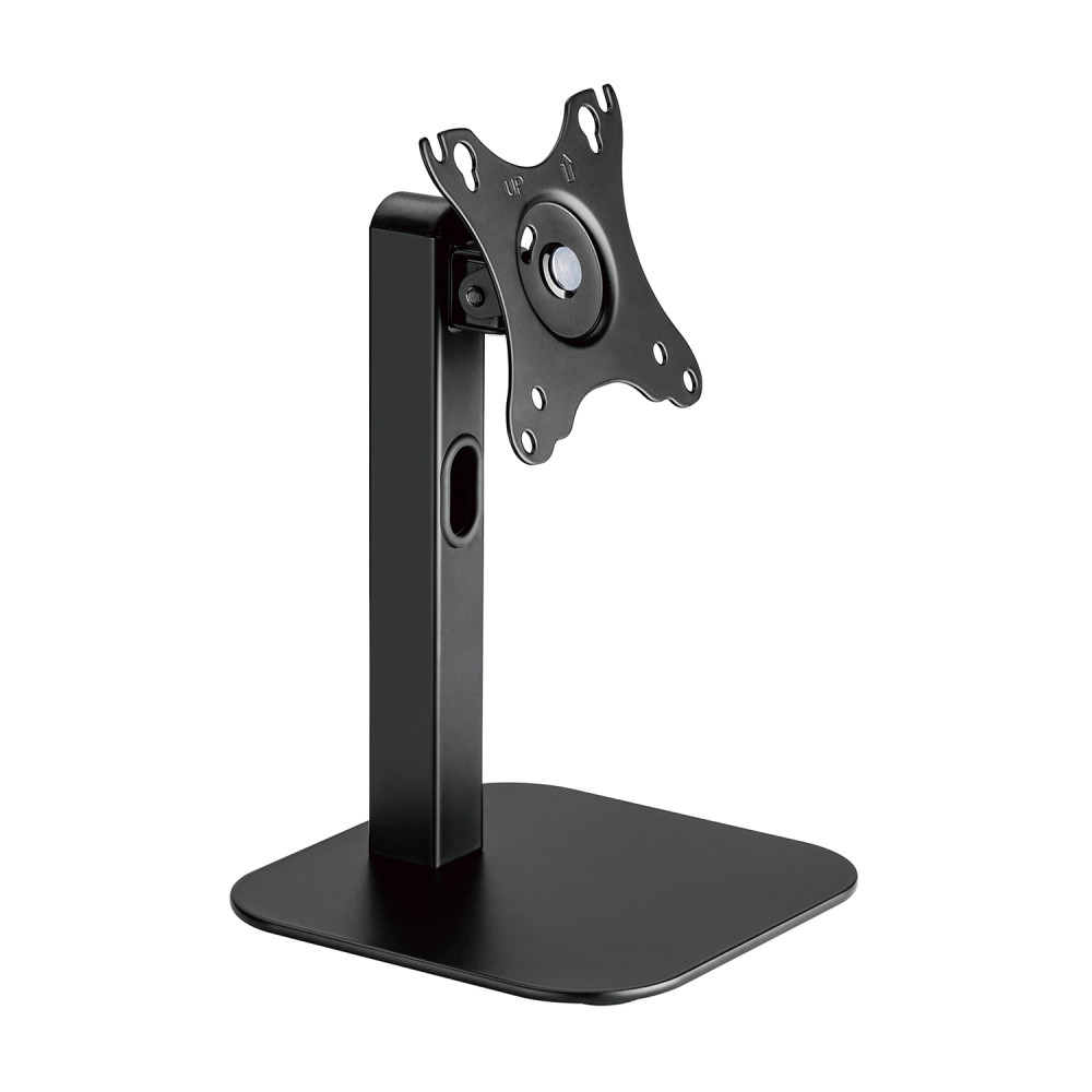 aisens soporte de mesa eco giratorio e inclinable para monitor/pos 2.5kg de 10"-24", negro