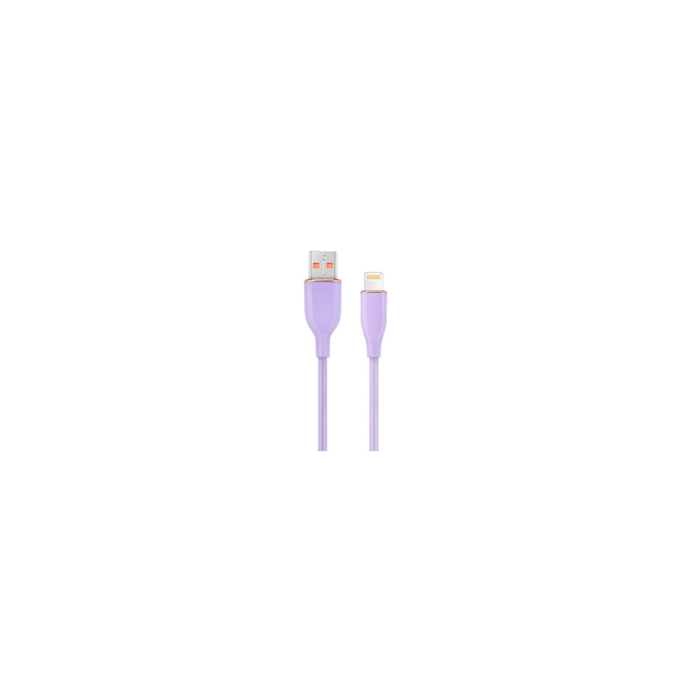 gembird cc-usb2s-am8pm-1.5m-p cable de conector lightning 1,5 m violeta