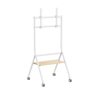 ewent ew1582 soporte para tv 2,18 m (86") blanco, madera