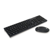 conceptronic orazio01de teclado ratón incluido hogar rf inalámbrico qwertz alemán negro