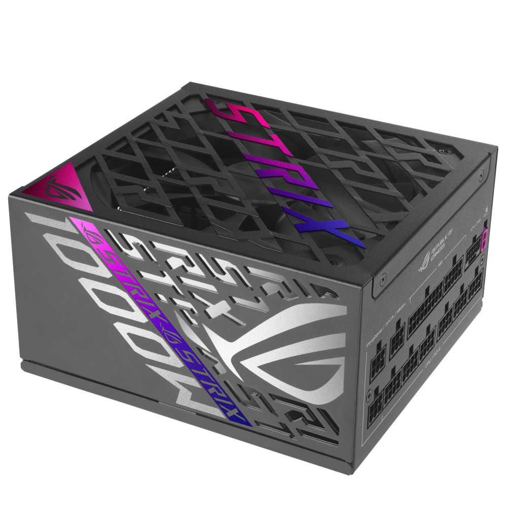 asus rog strix-1000p-gaming unidad de fuente de alimentación 1000 w 20+4 pin atx atx negro, plata