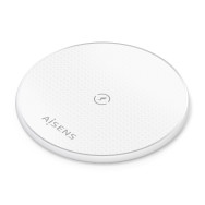 aisens cargador inalambrico usb-c 15w para movil, blanco