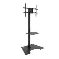 tooq soporte elevador multiusos para monitor/portátil, negro
