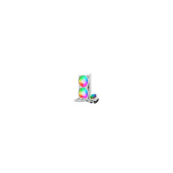 cooler master masterliquid 240 core ii white procesador kit de refrigeración líquida 12 cm blanco