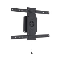 tooq soporte de pared rotación 360° para pantallas 37" - 80", negro