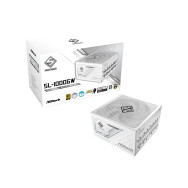 asrock sl-1000gw steel legend unidad de fuente de alimentación 1000 w 20+4 pin atx atx blanco
