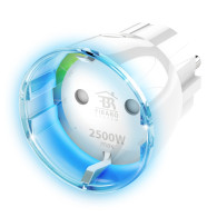 fibaro fibefgwpf-102-5 adaptador de enchufe eléctrico tipo f blanco