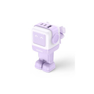 ugreen nexode rg 65w 3-port gan ordenador portátil, teléfono móvil, ratón, portátil, batería portátil, teléfono rosa corriente a