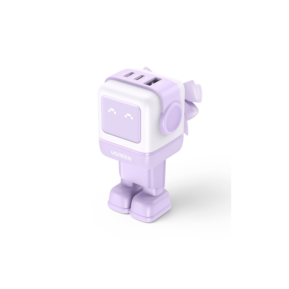 ugreen nexode rg 65w 3-port gan ordenador portátil, teléfono móvil, ratón, portátil, batería portátil, teléfono rosa corriente a