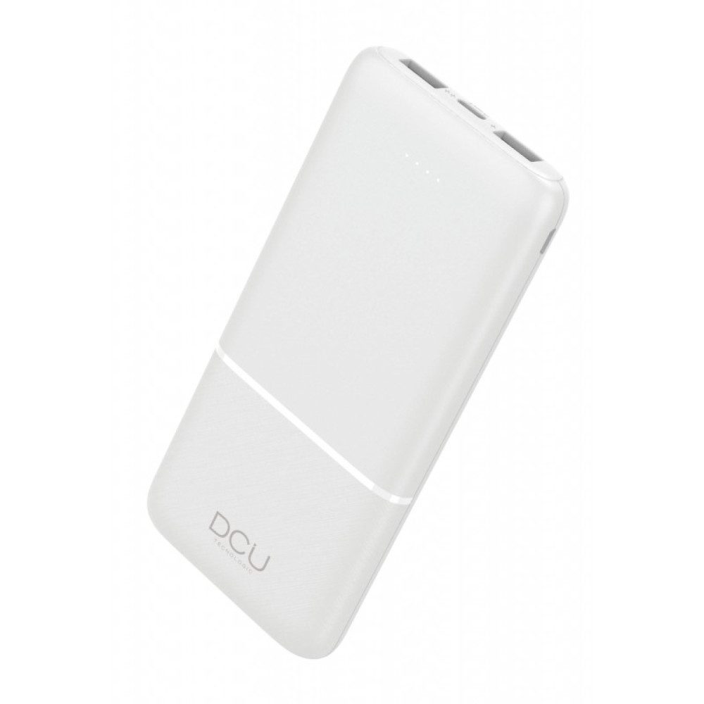 dcu advance tecnologic 34155013 batería externa litio 10000 mah blanco