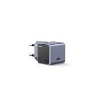 ugreen nexode s 30w usb-c gan fast charger eu gray teléfono móvil, batería portátil, teléfono gris corriente alterna interior