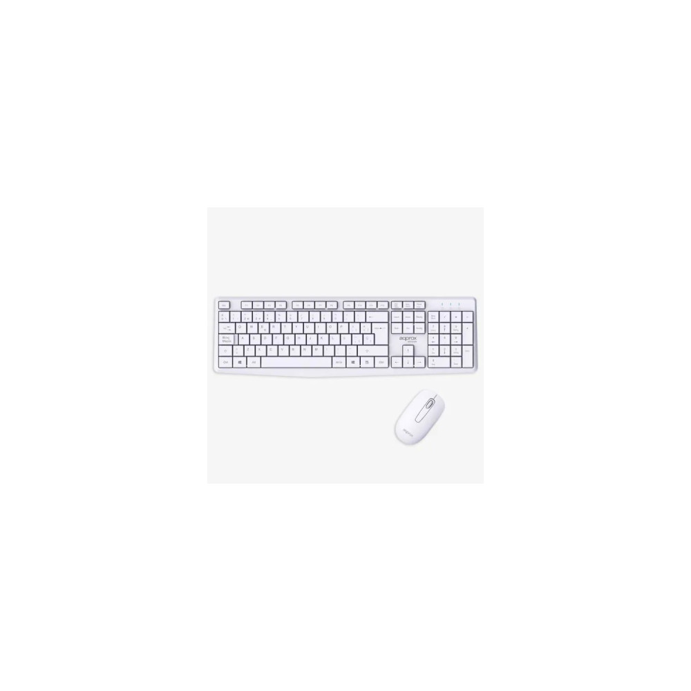 approx appmx420w teclado + ratón inalámbrico