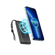 veger magon w1151-b 10000mah powerbank magnetic wireless pd20w