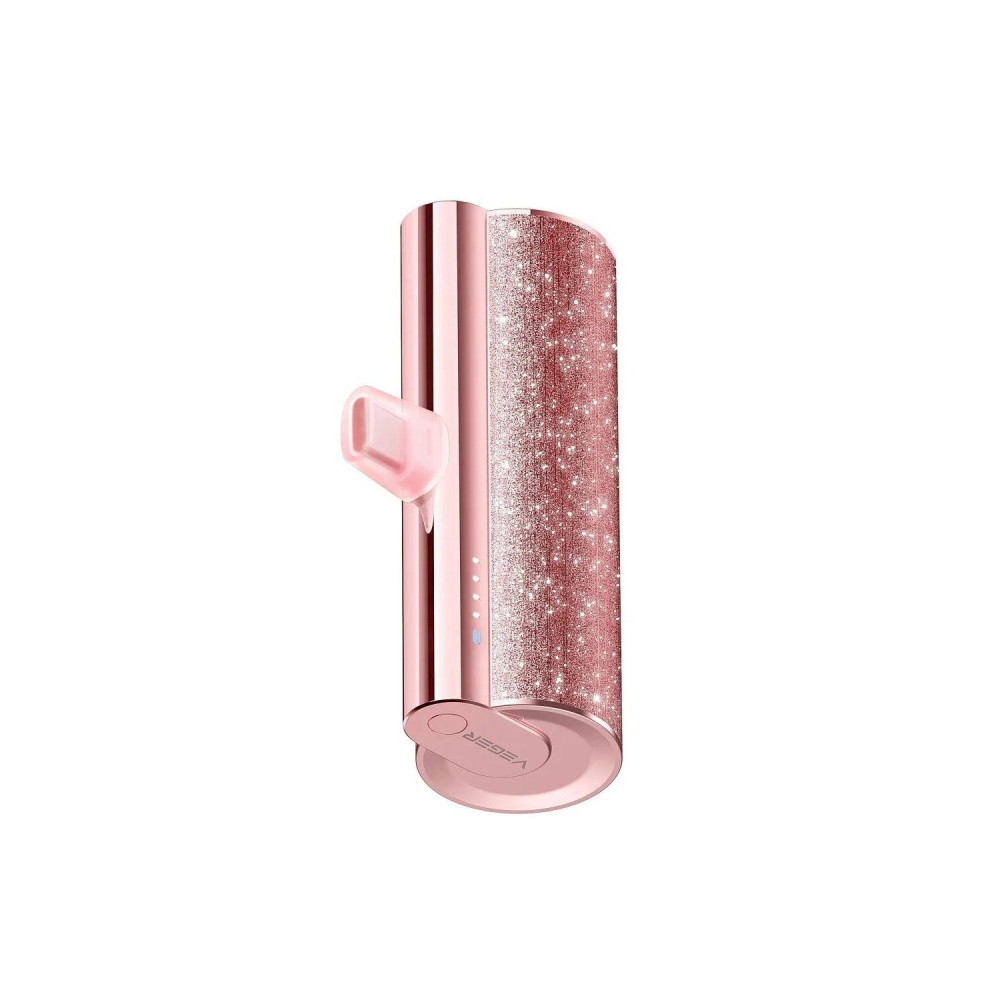 veger power bank plug on-l 5000mah 18.5w rosa