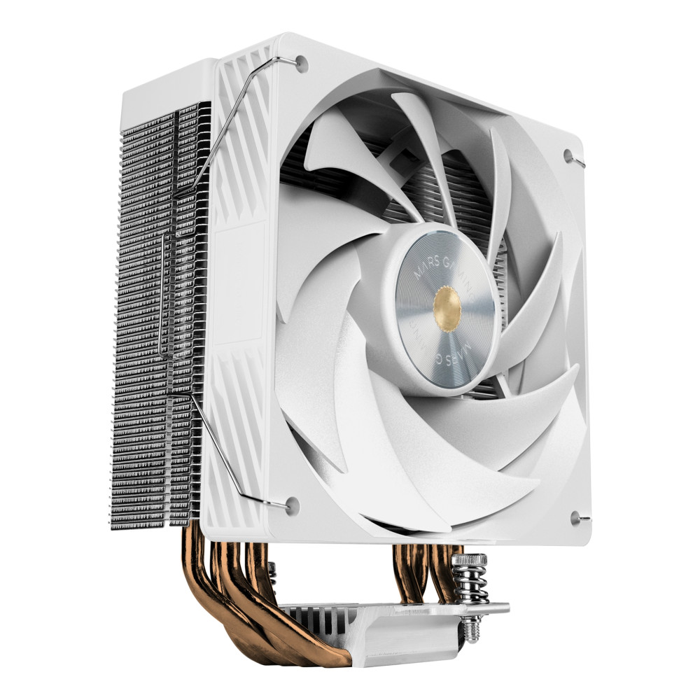 mars gaming mcpu-x4w procesador refrigerador de aire 12 cm blanco 1 pieza(s)