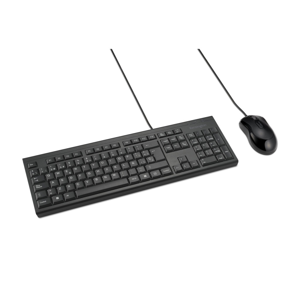 kensington kit de teclado y ratón con cable km100 eq