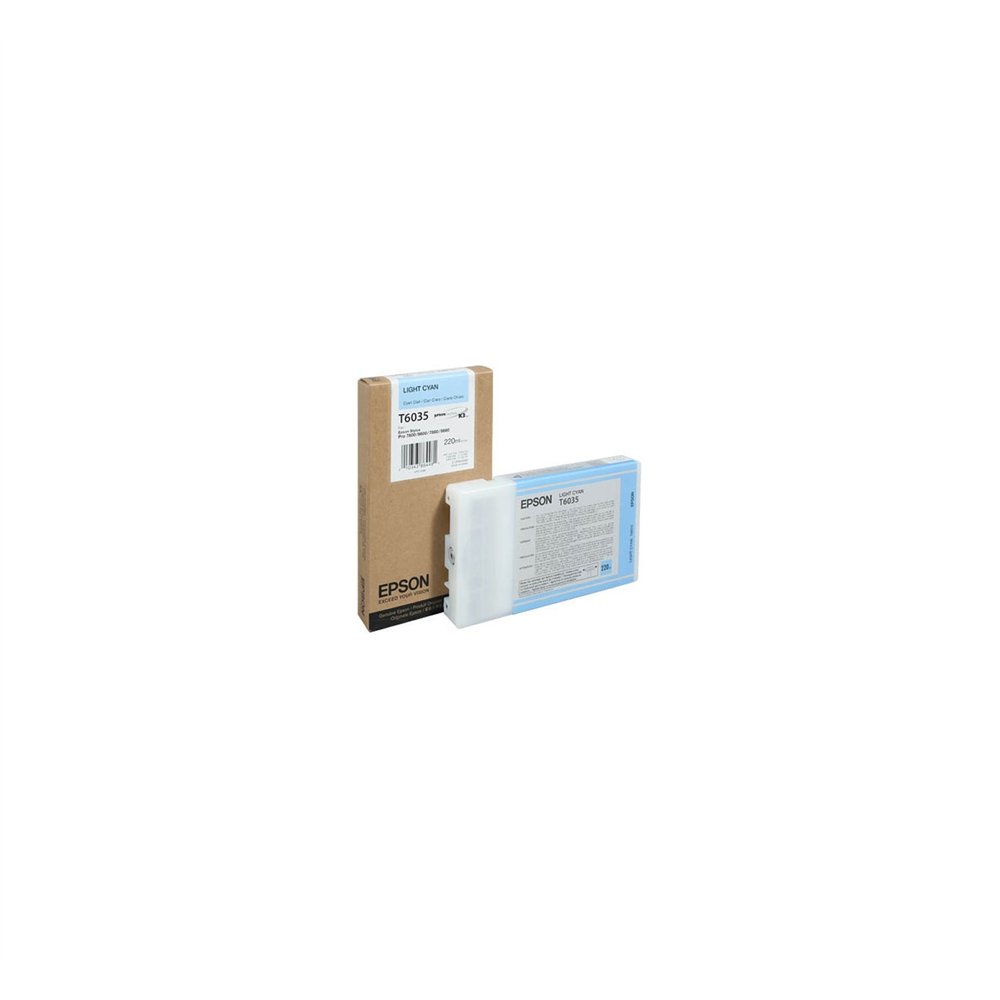 cartucho epson t6035 cian claro c13t603500