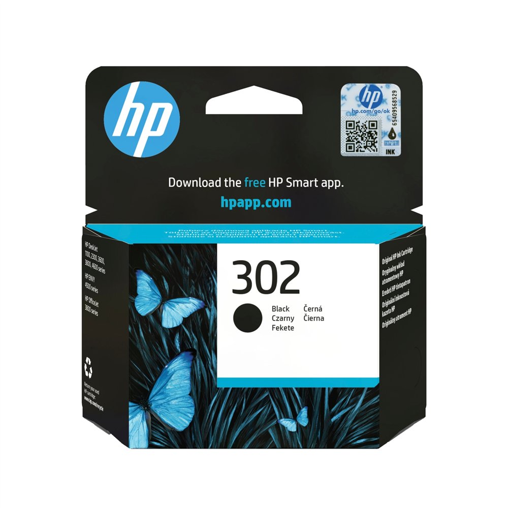 hp 302 cartucho tinta original negro