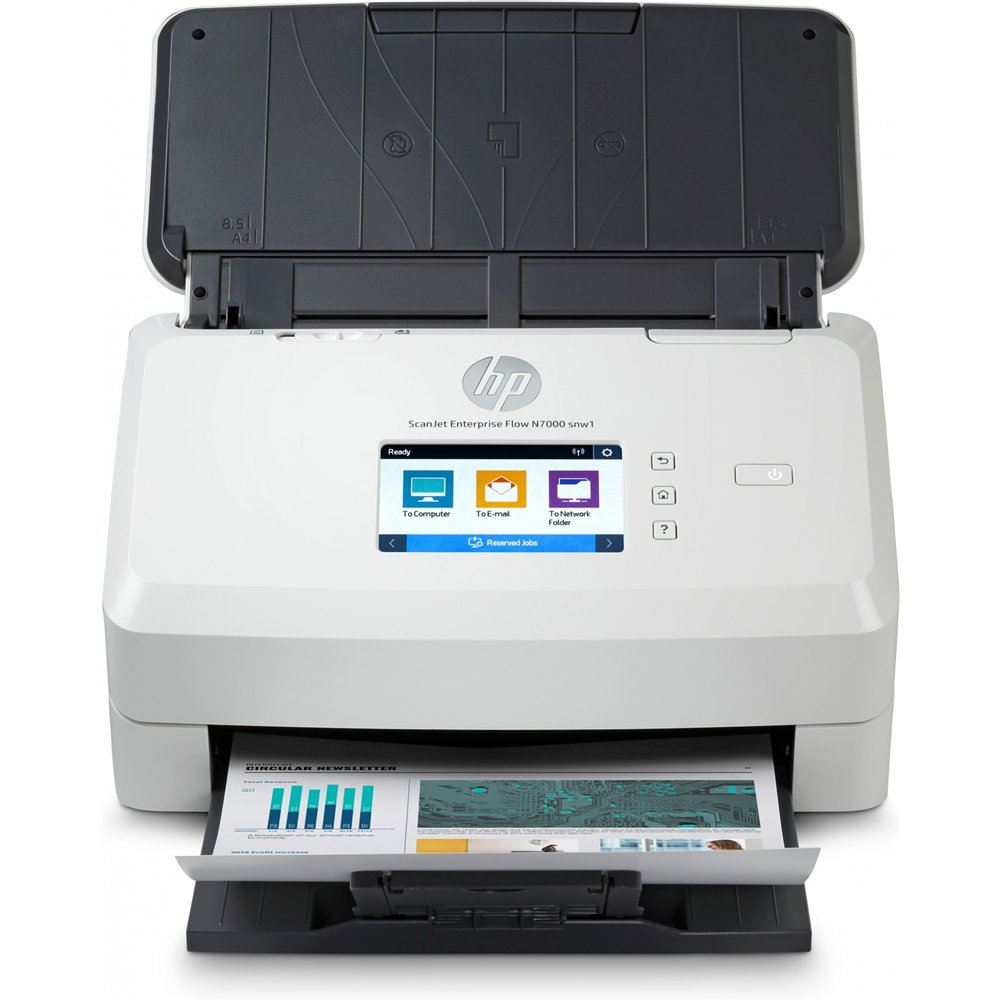 hp scanjet enterprise flow n7000 escáner alimentado con hojas 600 x 600 dpi a4 blanco