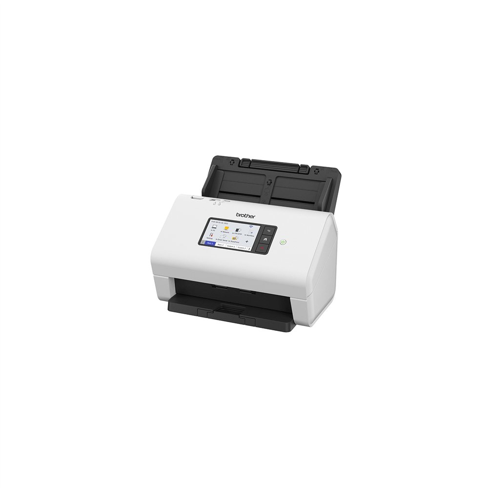 brother ads-4900w escáner con alimentador automático de documentos (adf) 600 x 600 dpi a4 negro, blanco