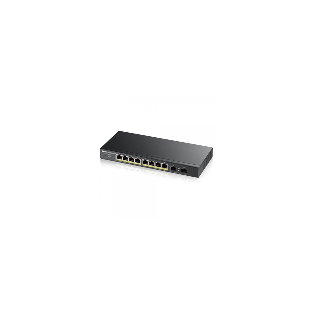 zyxel gs1900-8hp v3 poe gestionado l2 gigabit ethernet (10/100/1000) energí­a sobre ethernet (poe) negro