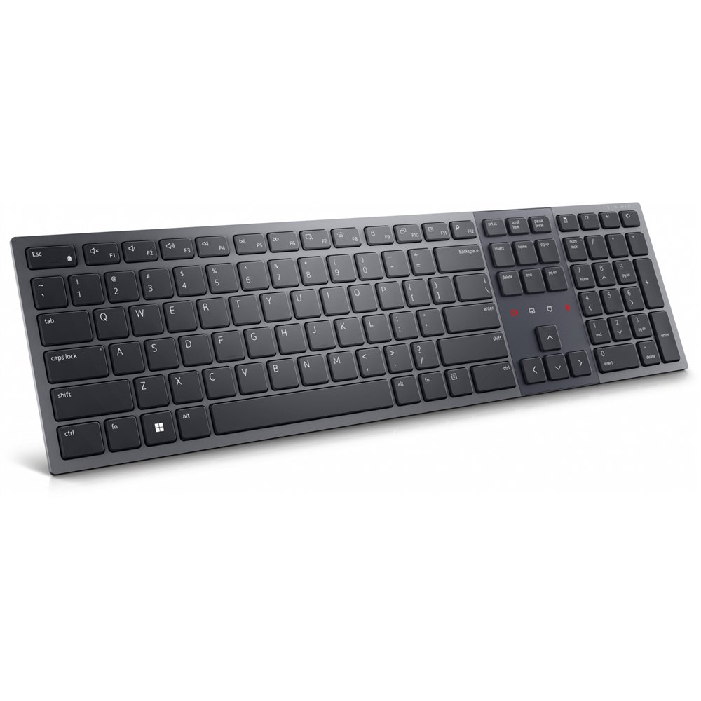 dell kb900 teclado rf wireless + bluetooth qwerty español grafito