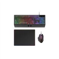 mars gaming mcp124 teclado ratón incluido juego usb qwerty español negro