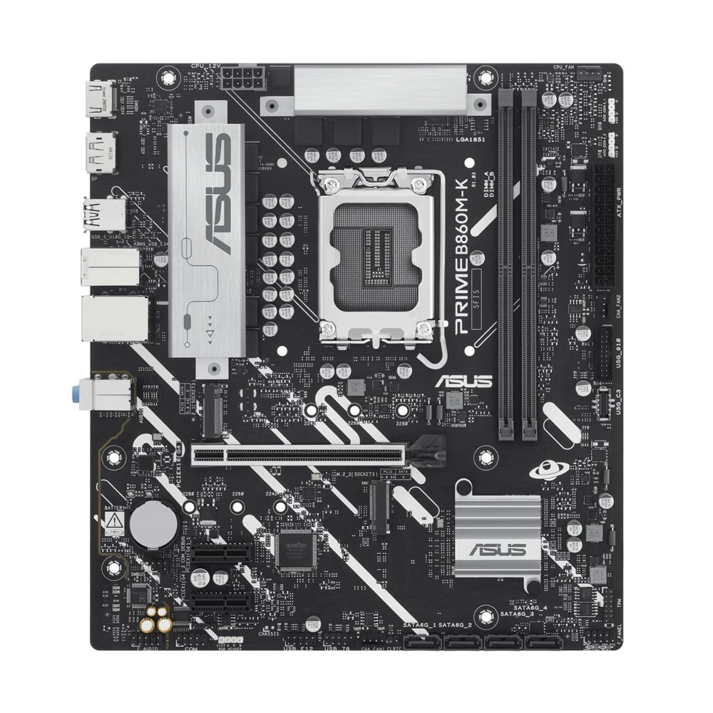 asus prime b860m-k intel b860 lga 1851 (socket v1) micro atx