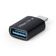 startech.com adaptador usb-c a usb-a - usb tipo c 5gbps - conversor usb tipo c a usb-a - usb-c macho a usb-a hembra - carcasa de