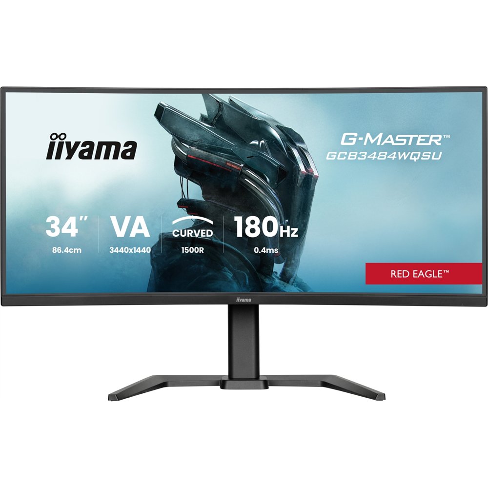 iiyama g-master gcb3484wqsu-b1 pantalla para pc 86,4 cm (34") 3440 x 1440 pixeles ultrawide quad hd led negro