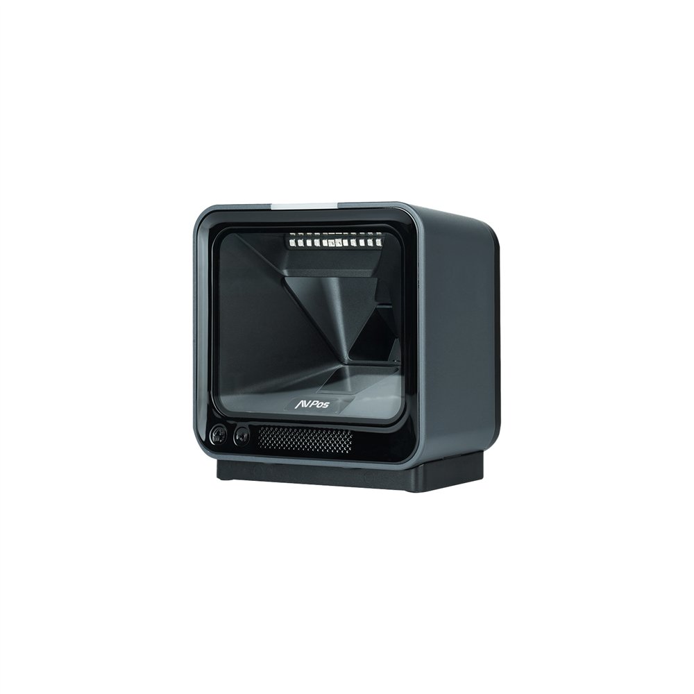 avpos avp-bp760-2d lector de código de barras lector de códigos de barras fijo 1d/2d cmos negro
