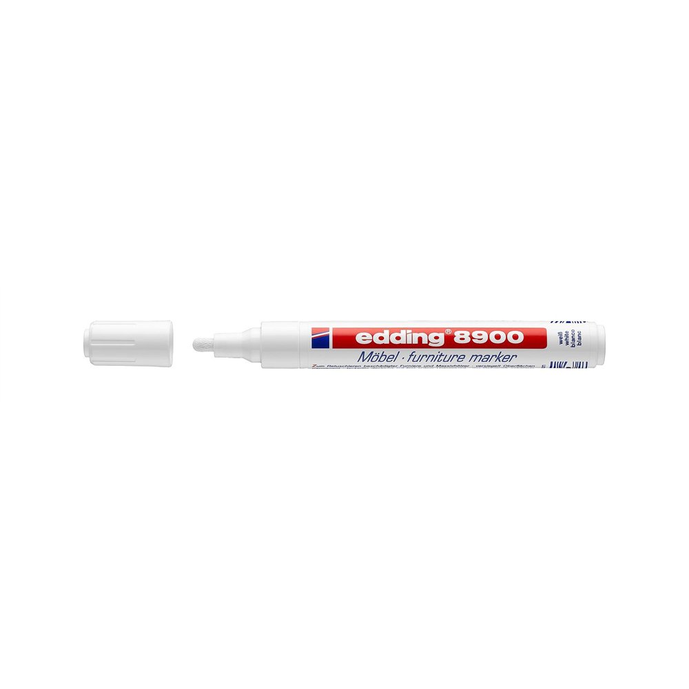 edding 8750 marcador permanente punta redonda blanco