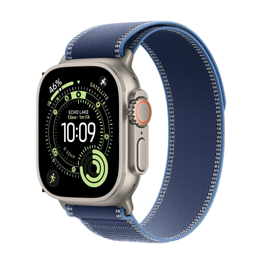 apple watch ultra 3 oled 49 mm digital 422 x 514 pixeles pantalla táctil 5g titanio wifi gps (satélite)