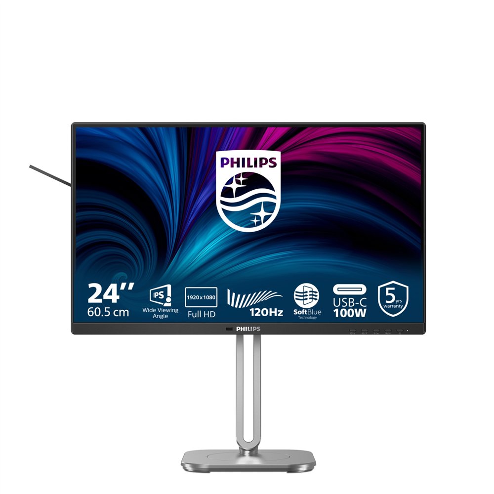 philips 4000 series 24b2u4301/00 pantalla para pc 60,5 cm (23.8") 1920 x 1080 pixeles full hd lcd gris