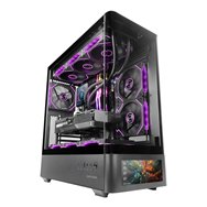 mars gaming mclcdpro carcasa de ordenador midi tower negro