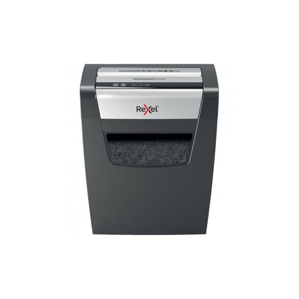 destructora rexel momentum x312 corte cruzado