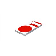wazzabee wbsb-5s-rd carcasa para iphone 5 coleccion subkarma serie 5 blanco-rojo