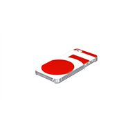 wazzabee wbsb-5s-rd carcasa para iphone 5 coleccion subkarma serie 5 blanco-rojo