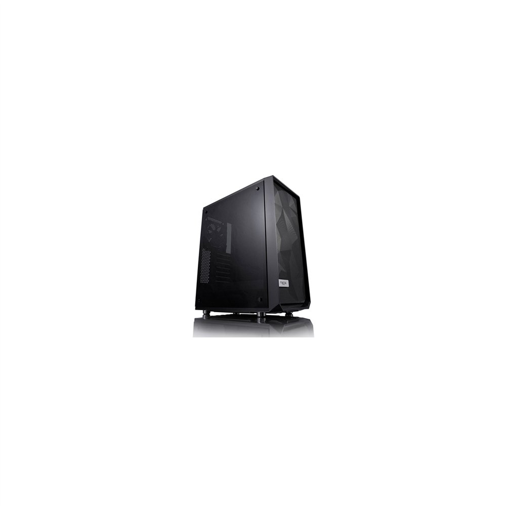caja mediatorre fractal meshify c blackout ventana cristal templado negra fd-ca-mesh-c-bko-tg