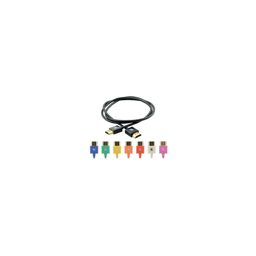 cable hdmi m a hdmi m kramer ultra plano color negro 97-0132003