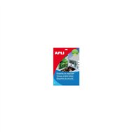 caja de etiquetas de seguridad adhesivas apli 45.7 x 21.2mm 10 hojas 11272